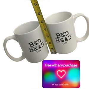 🆓 ADD ON Pair of BED HEAD 12oz Mugs